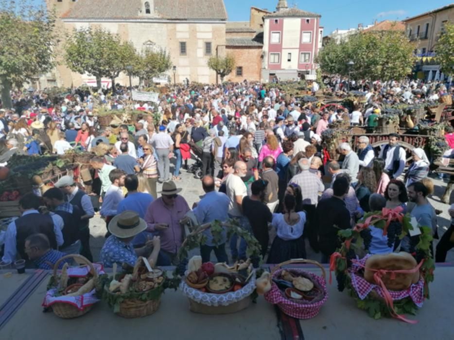 El desfile de carros de Toro, colofón de la Fiesta de la Vendimia