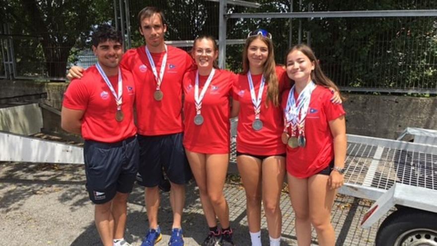 El Náutico Rodeira logra ocho medallas en Avilés