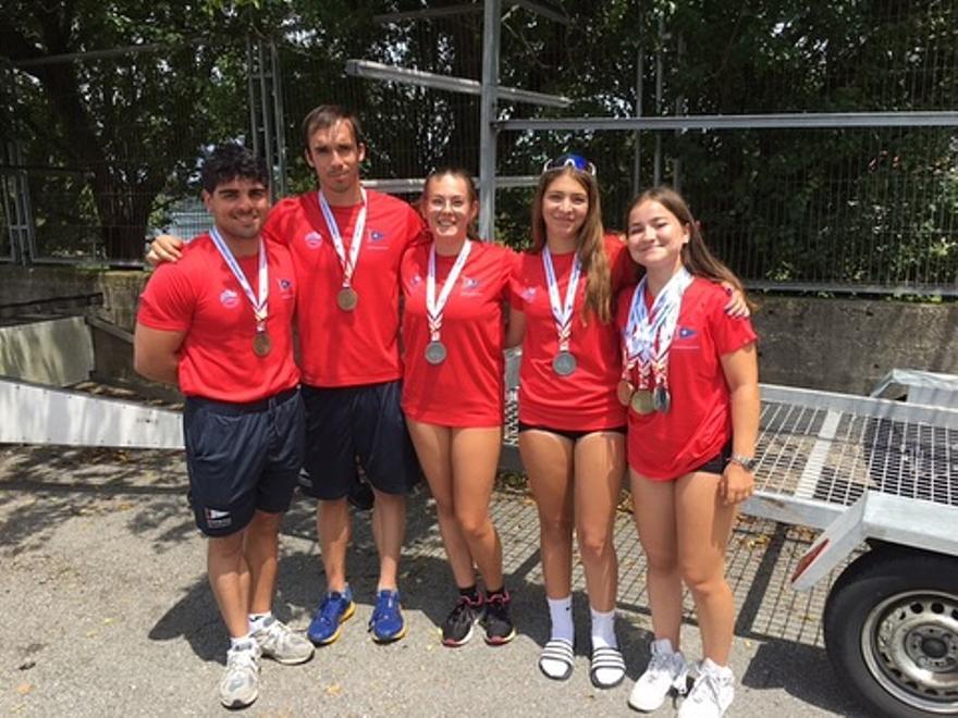 El Náutico Rodeira logra ocho medallas en Avilés