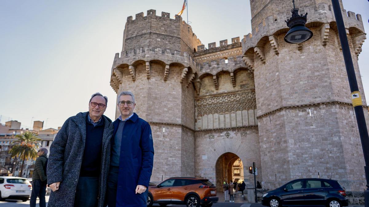 Vicent Soler y Arcadi España, consellers de Hacienda y Modelo Económico de los Gobiernos del Botànic presididos por Ximo Puig.