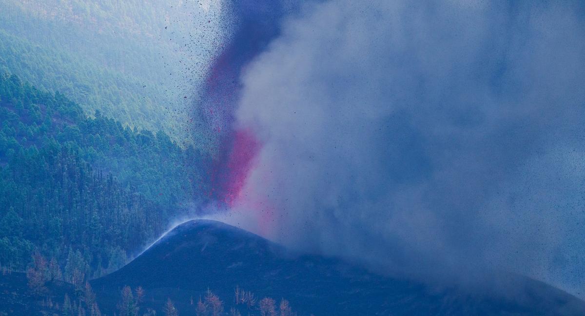 La erupción del volcán de La Palma