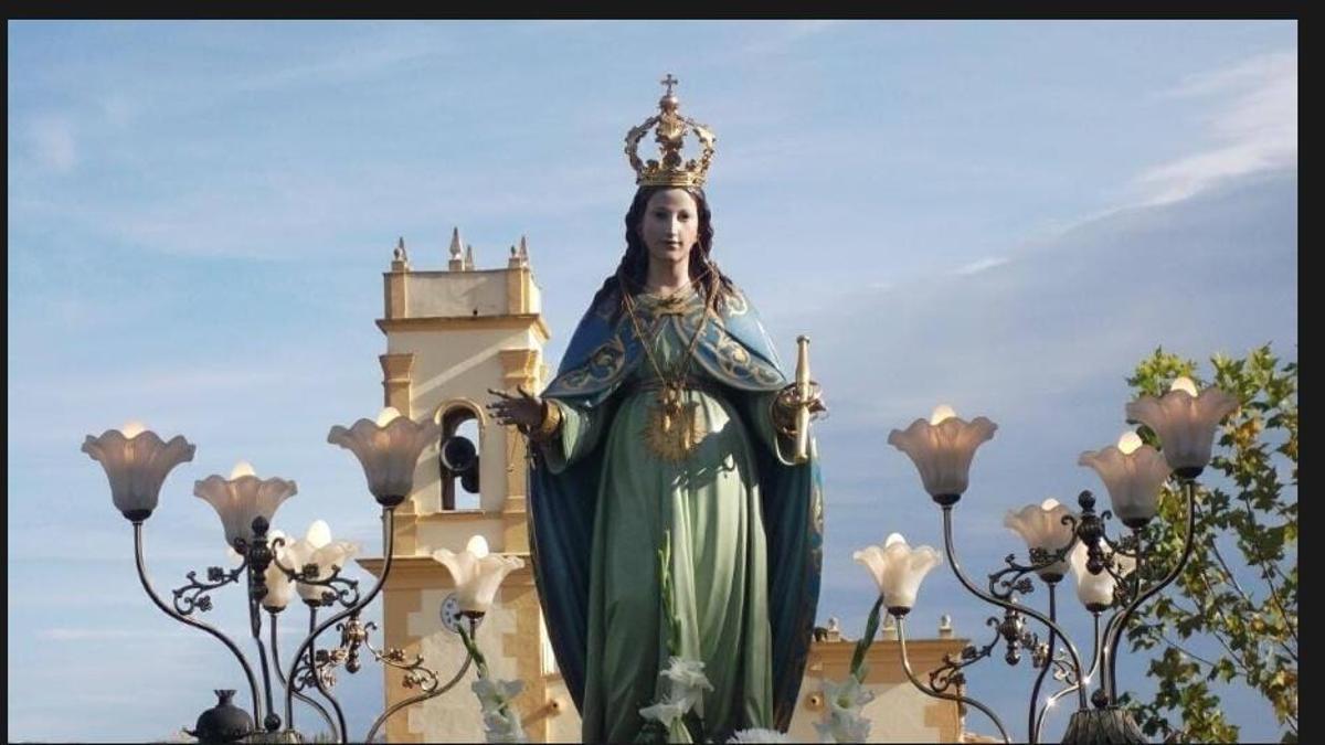 Imagen de la Mare de Déu de l'Esperança de Guadasséquies.