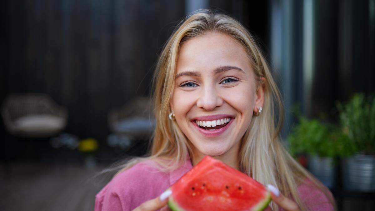 Mujer sonriente