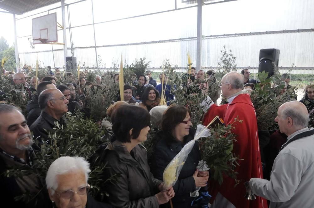 Semana Santa en Arousa 2016 | La lluvia desluce el Domingo de Ramos en Vilagarcía