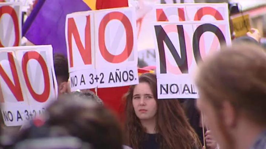 Manifestaciones en toda España en contra de la LOMCE