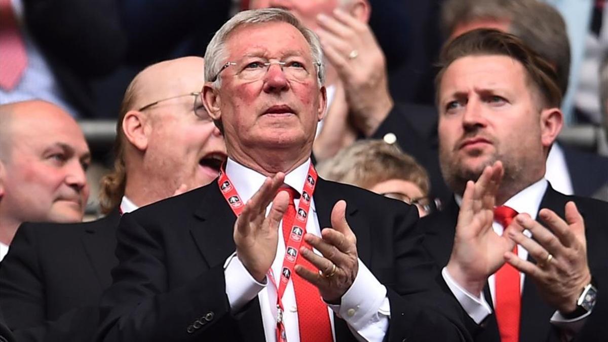 Sir Alex Ferguson es un habitual de Old Trafford