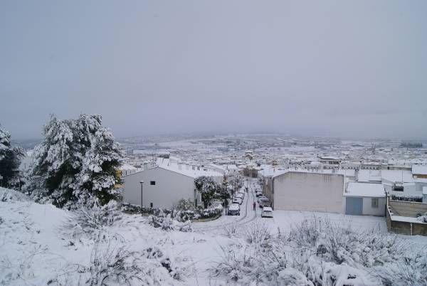 Nieva en la provincia durante el Día de Andalucía