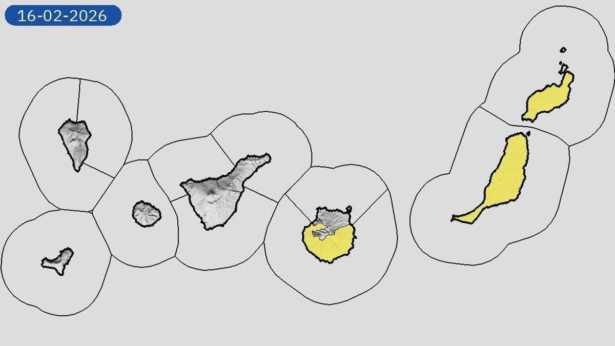 Aviso por fuertes vientos y oleaje en Canarias