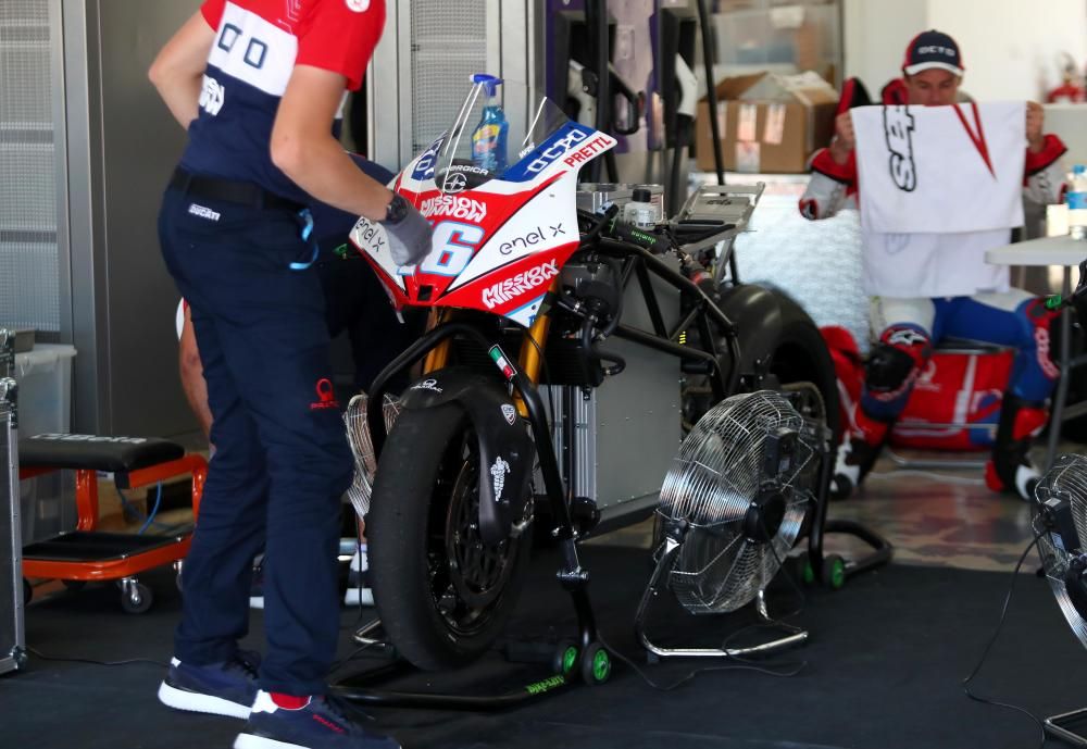 Entrenamientos de MotoE en el Ricardo Tormo