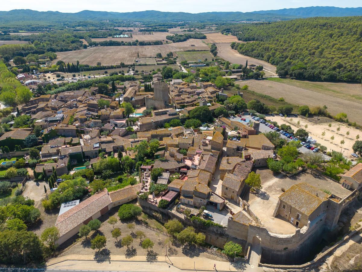 Vista aérea de Peratallada