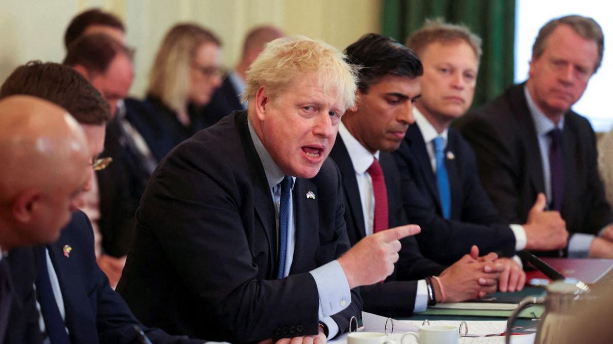 Boris Johnson intervé en el Consell de Ministres d’ahir. | REUTERS