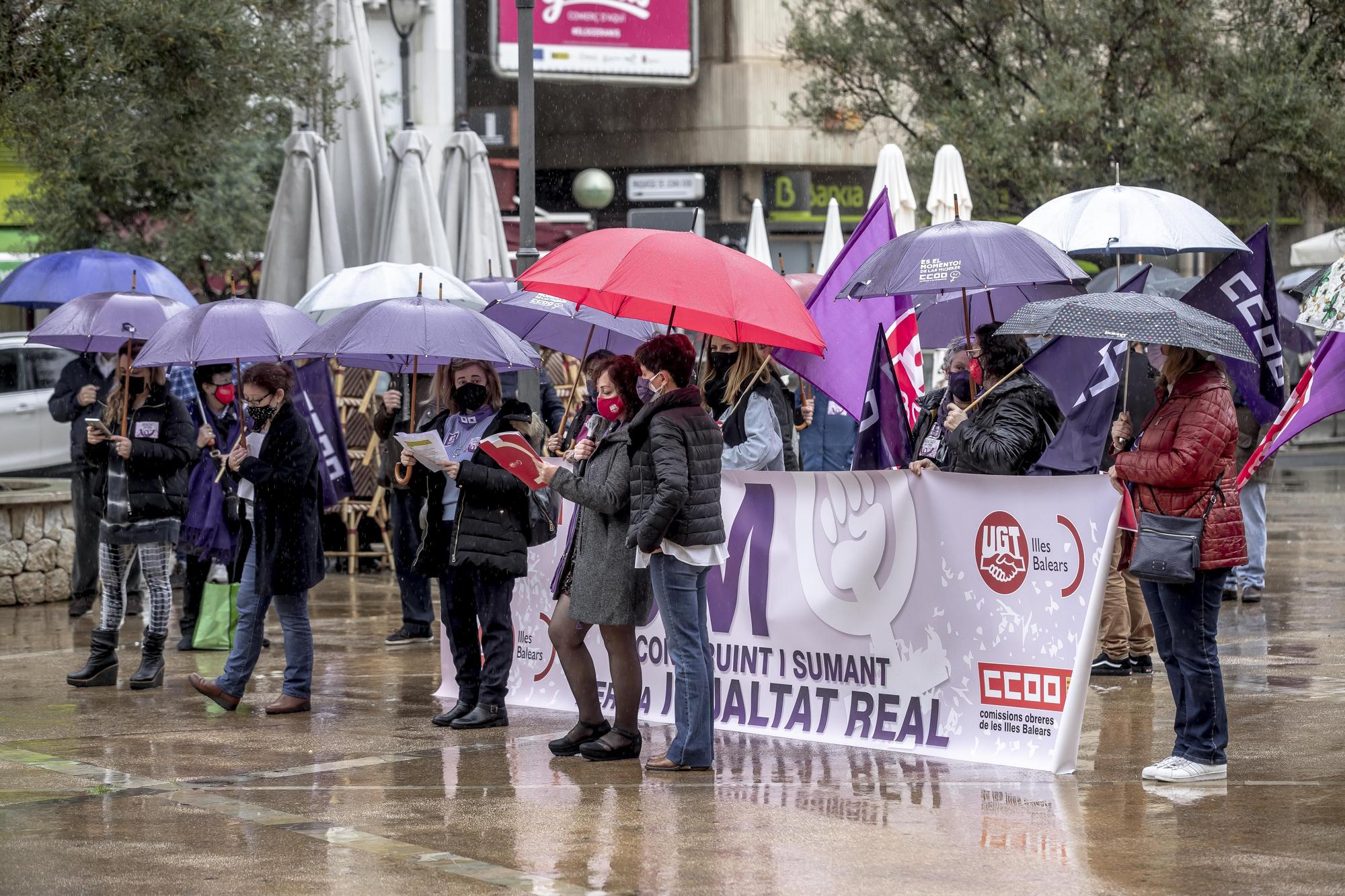 Las mujeres sindicalistas reclaman en Palma políticas de igualdad