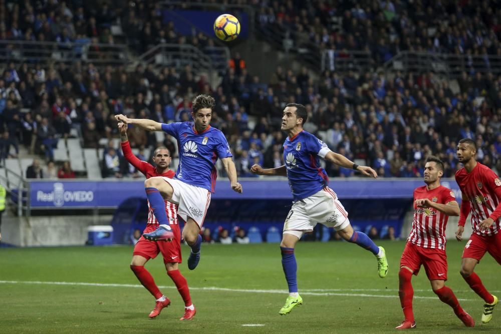 Partido en el Carlos Tartiere entre el Oviedo y el Almería