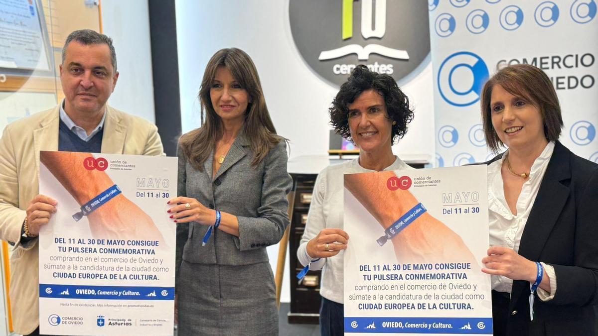 La presentación de las pulseras.