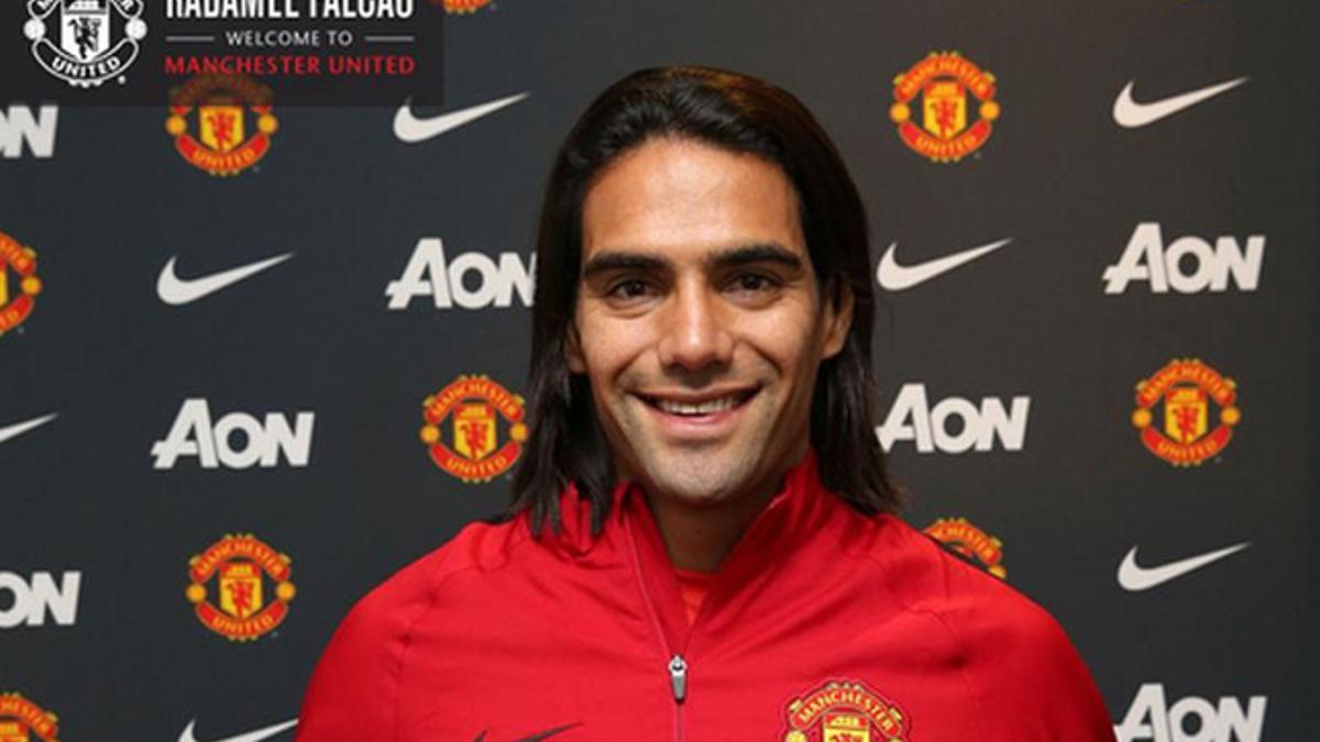 Radamel Falcao marcha cedido por un año al Manchester United