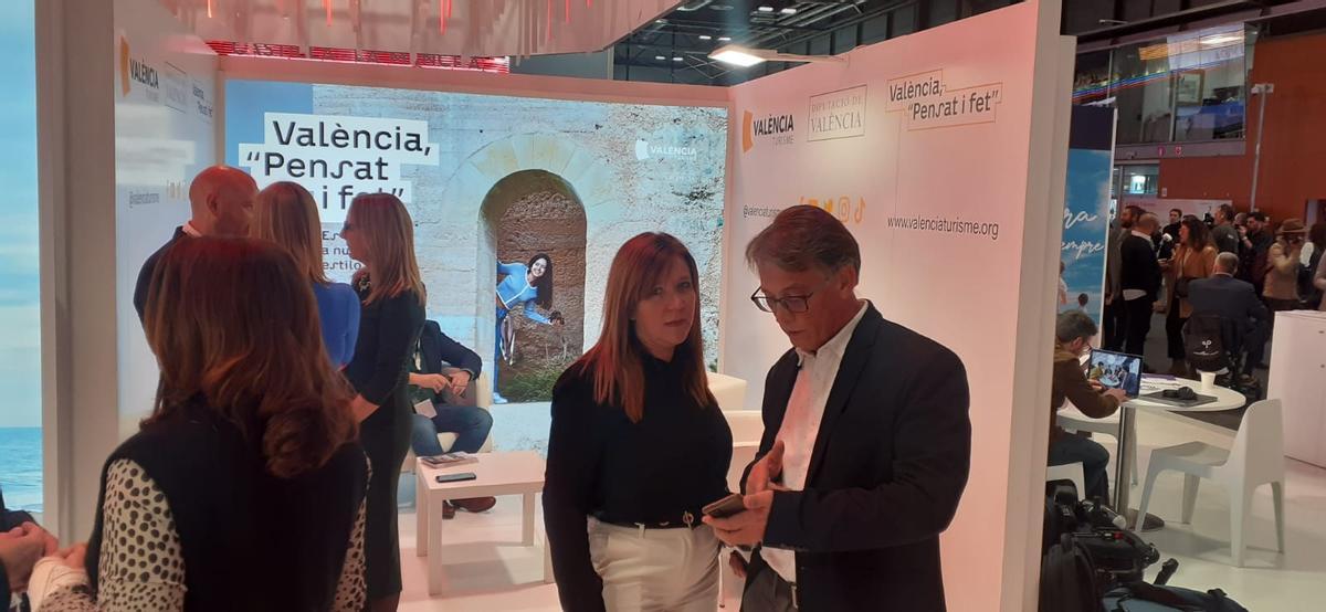 Yolanda Navarro acordó con Josep Miquel Moya en Fitur la reunión con el presidente de la Federación