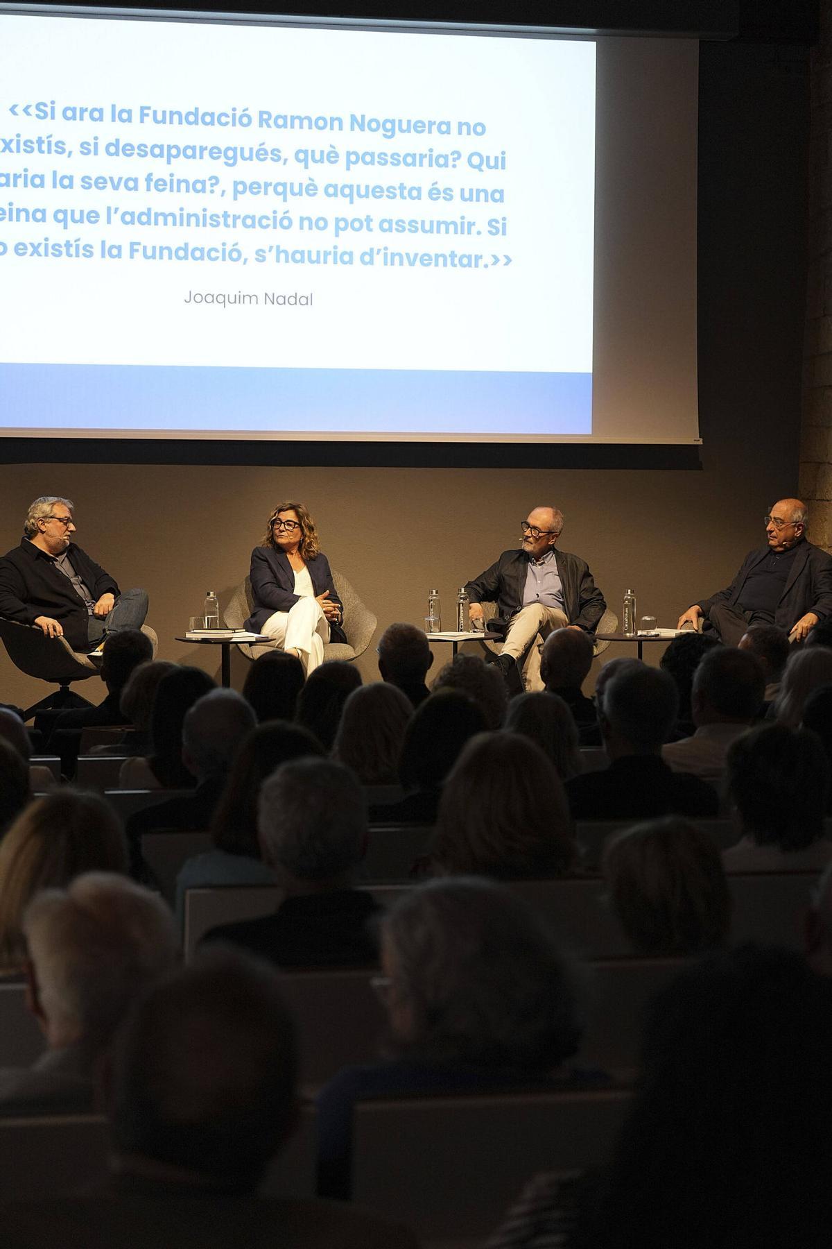 Les imatges de la presentació del llibre de la Fundació Ramon Noguera
