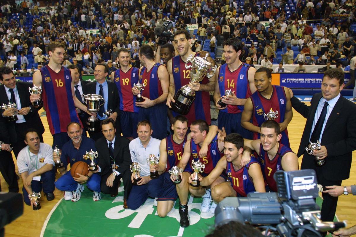 El Barcelona, liderado por Pau Gasol, se hizo con el título en 2001.