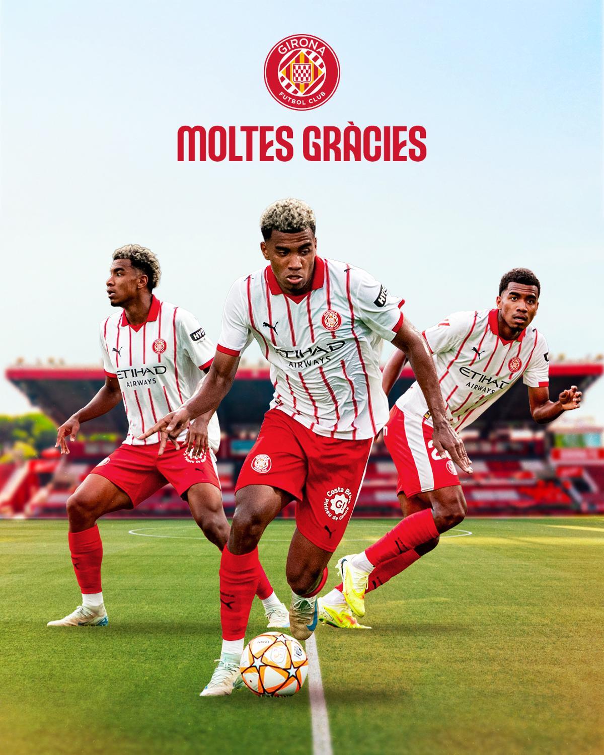 El Girona despide a Jhon Solís