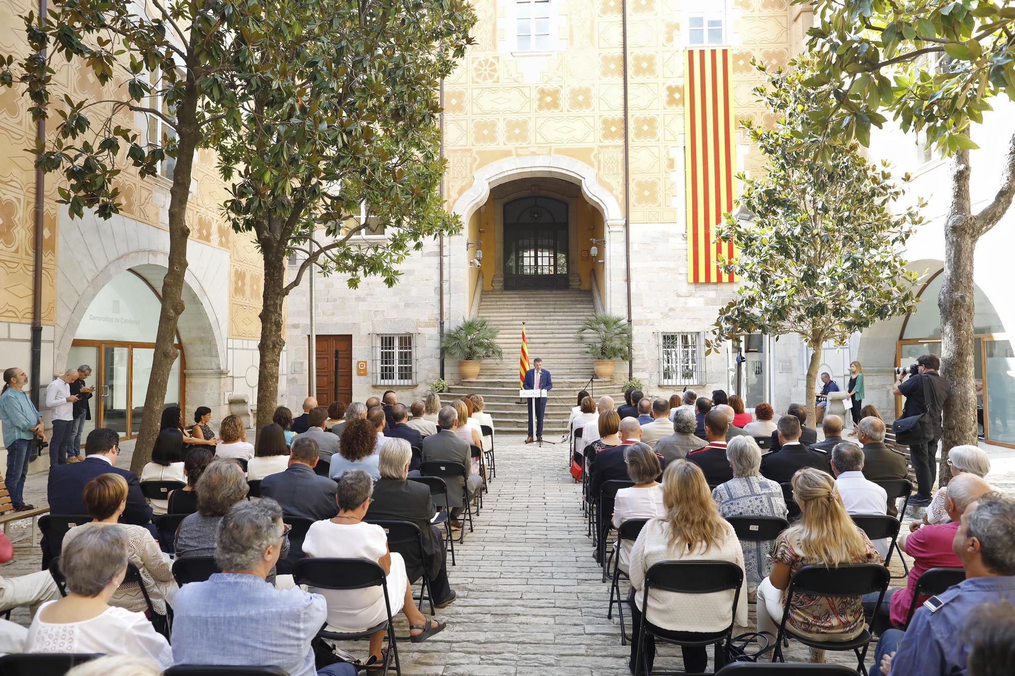 L'acte institucional de la Diada a Girona posa en relleu la «resiliència de Catalunya»