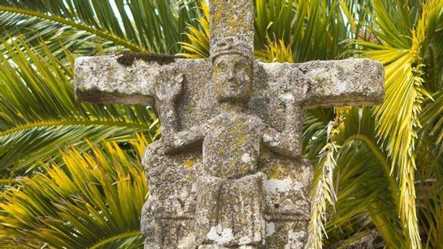 O cruceiro de Melide, un dos máis antigos de Galicia. | CEDIDA