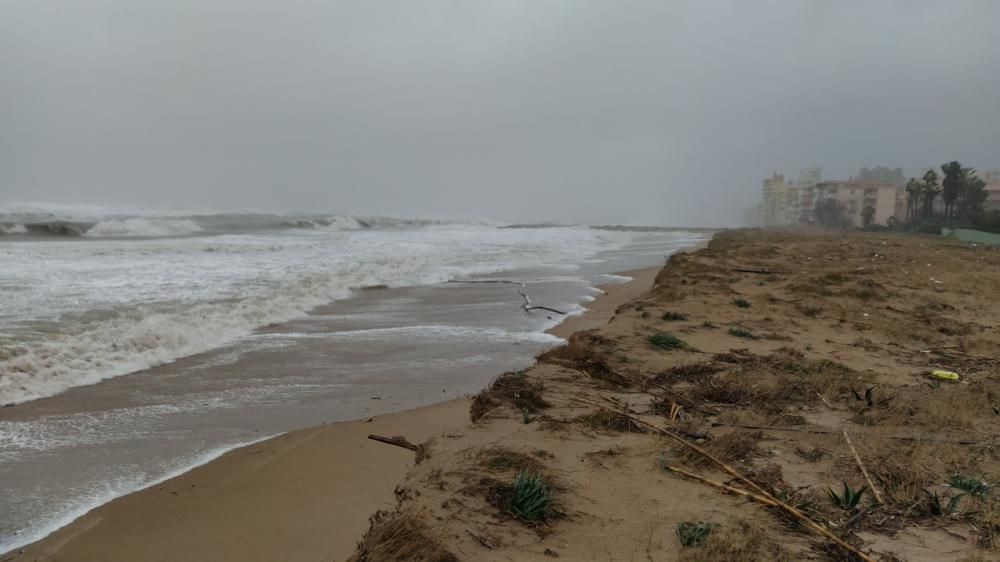 Efectos del temporal en la Safor