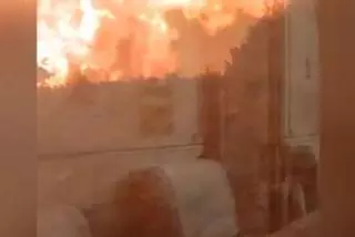 Un juzgado investiga el incidente del tren durante el incendio de Bejís con varios pasajeros heridos