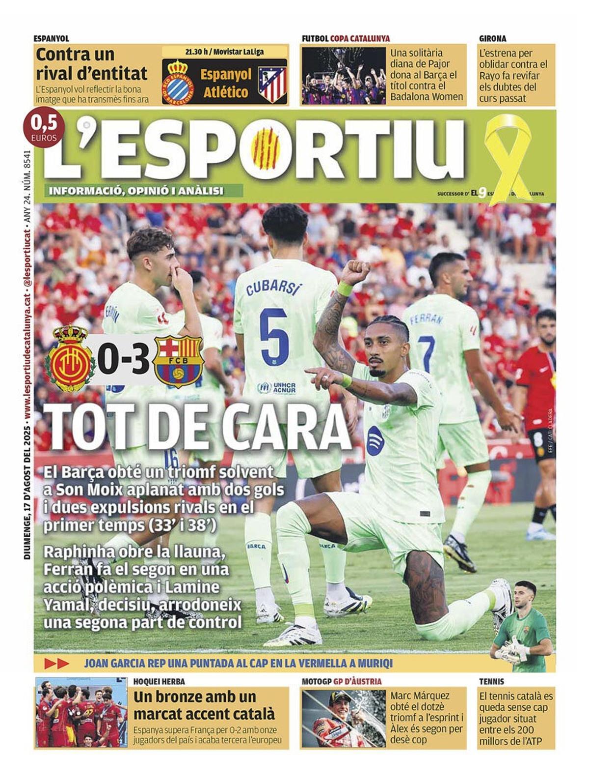Las portadas de la prensa deportiva de hoy