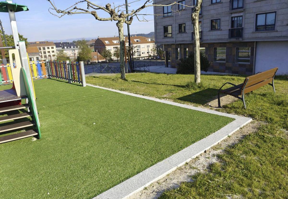 Uno de los parques que señala Somos Ribadumia.