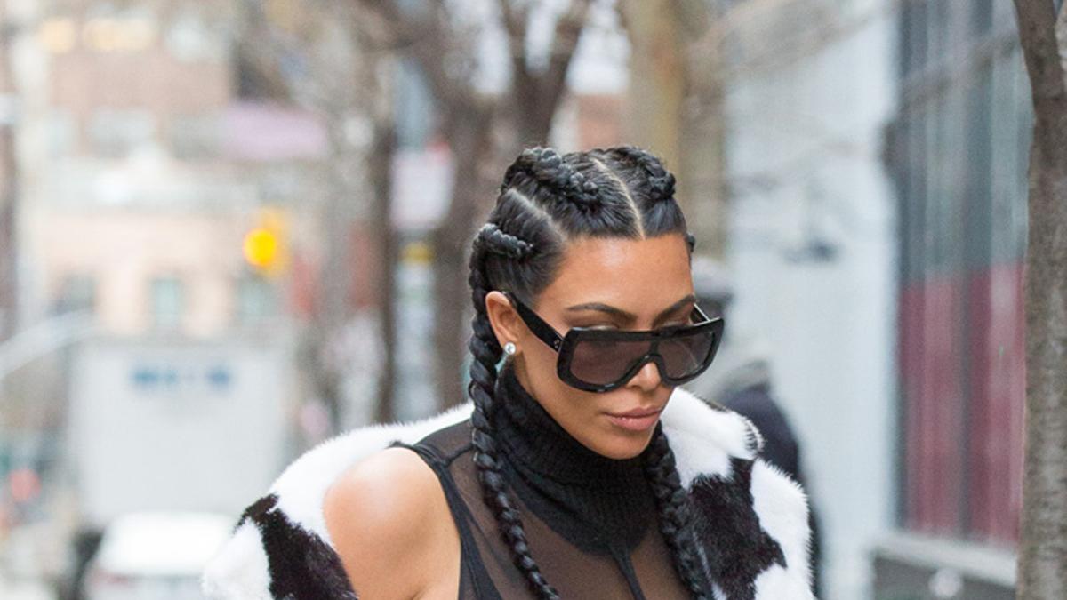 El peinado de Kim Kardashian tras su baja de maternidad