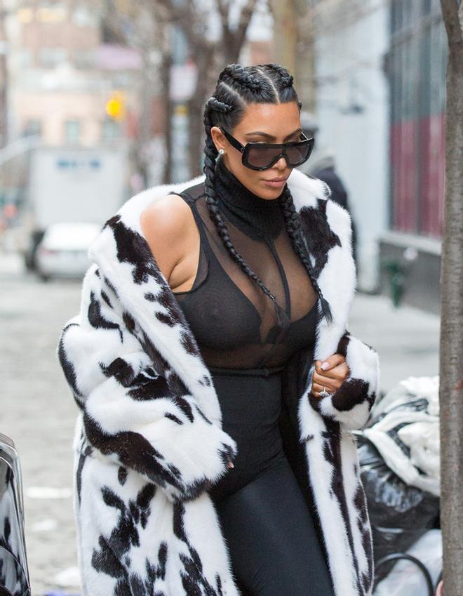 El peinado de Kim Kardashian tras su baja de maternidad