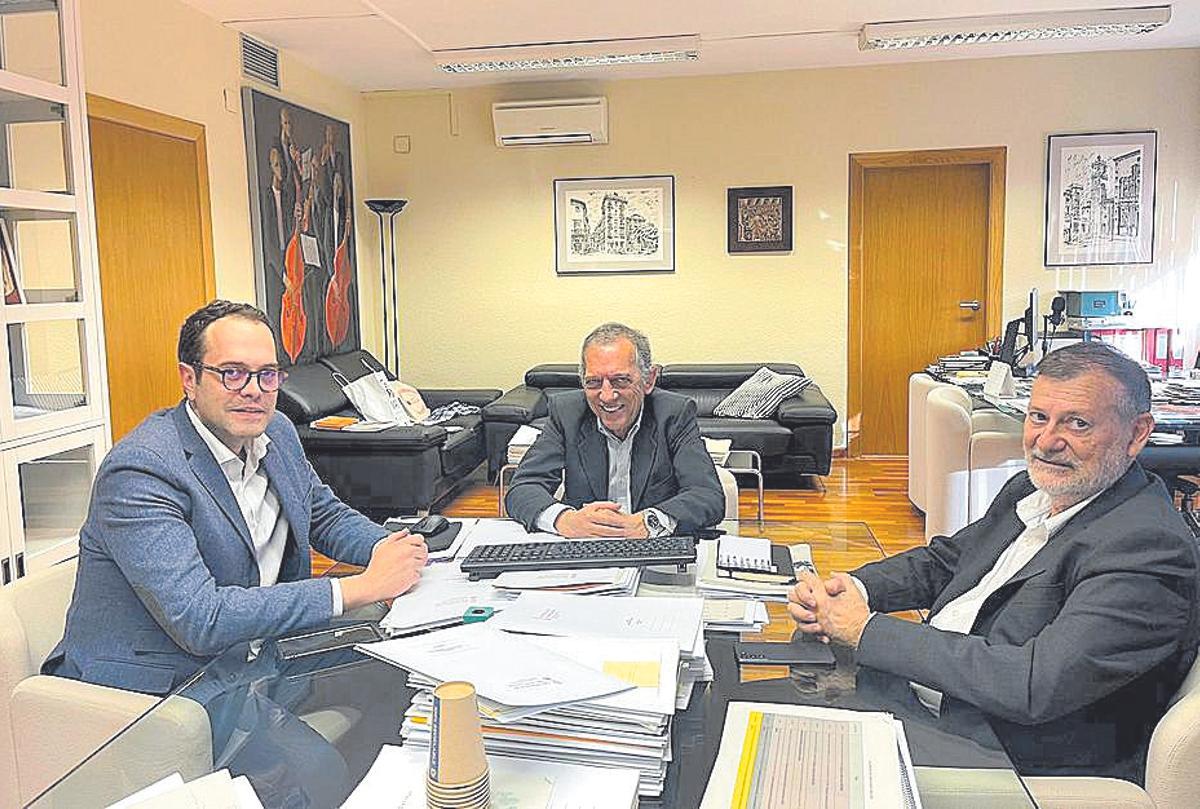 José Morell, Miquel Soler y Manuel Gomica