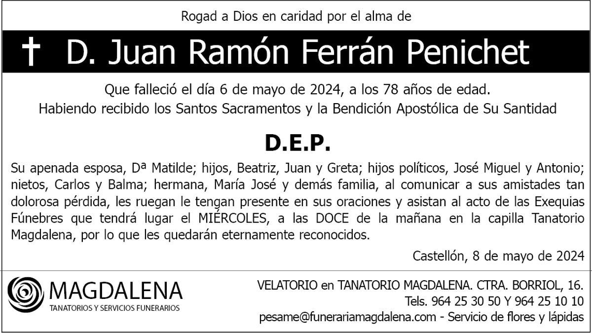 D. Juan Ramón Ferrán Penichet
