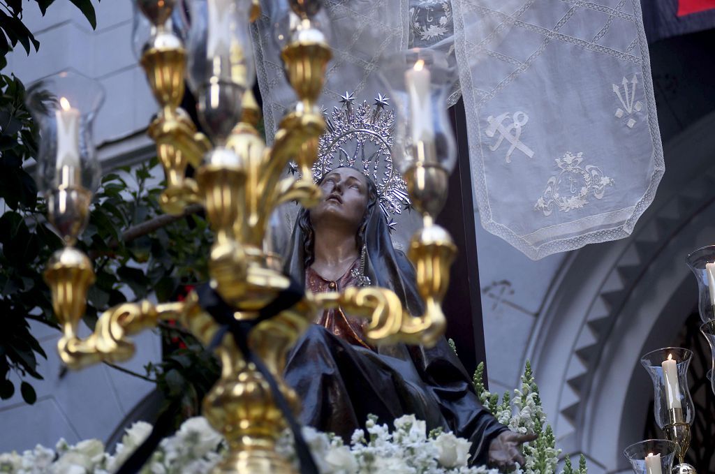 La procesión del Viernes Santo de Murcia, en imágenes