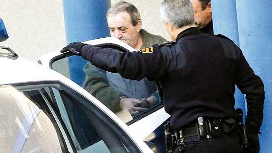 Maximino Couto el día de su detención