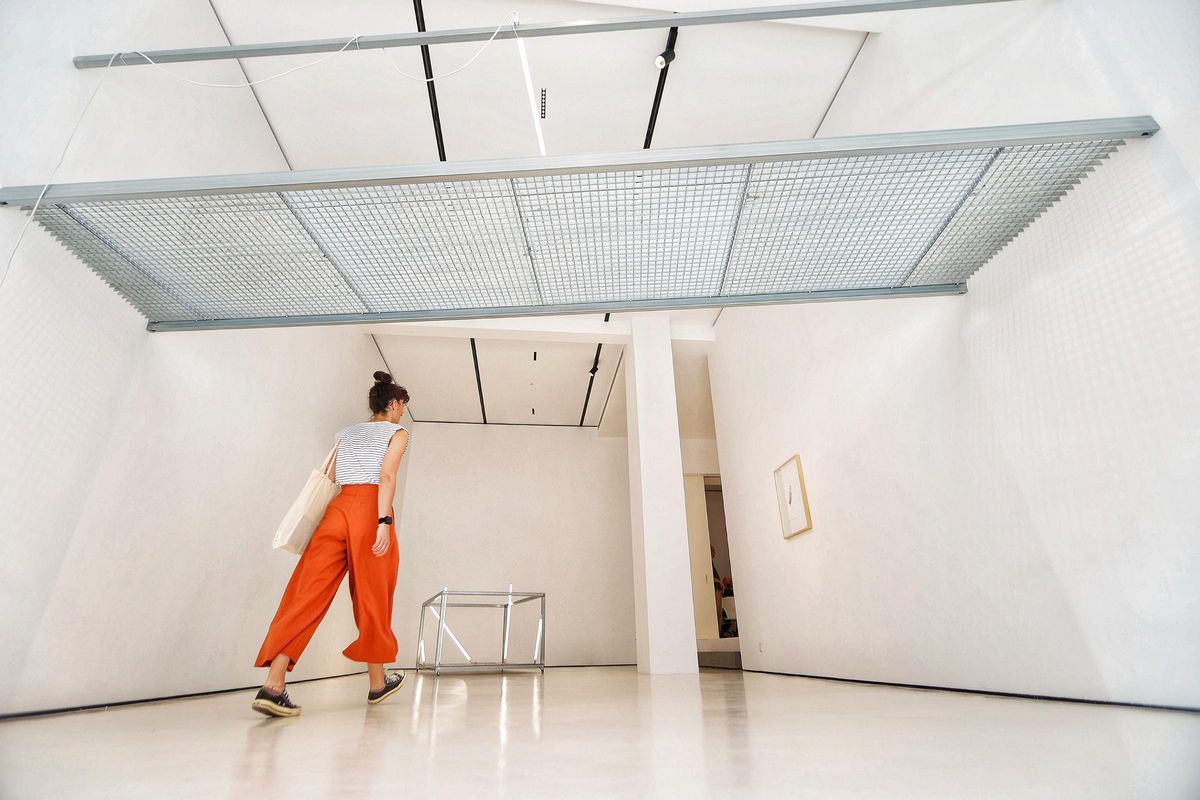 Una de las pasarelas instaladas en Bibli por Carlos Schwartz.