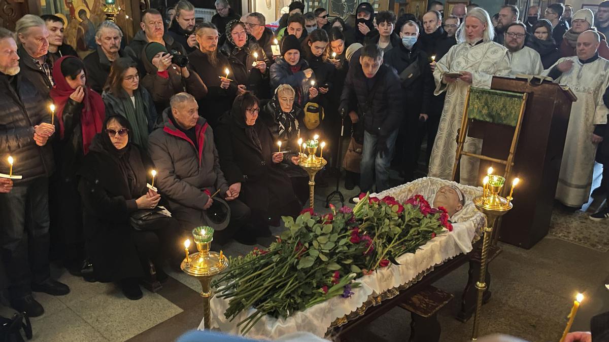 Funeral y ceremonia de despedida del político opositor ruso Alexei Navalny en Moscú