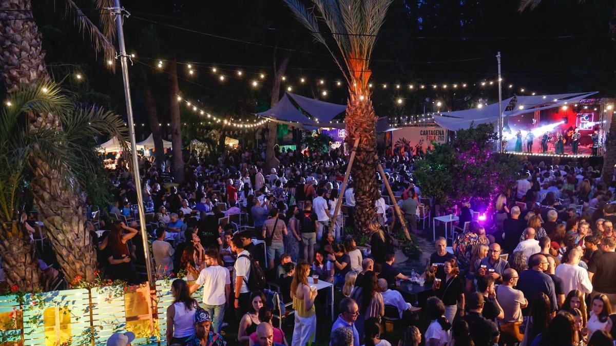 El Festival Cartagena Folk en la edición anterior.