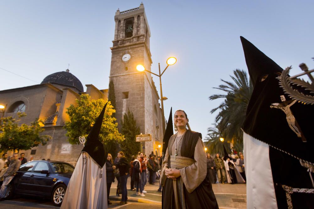 Procesión del sábado de Pasión en el Grao