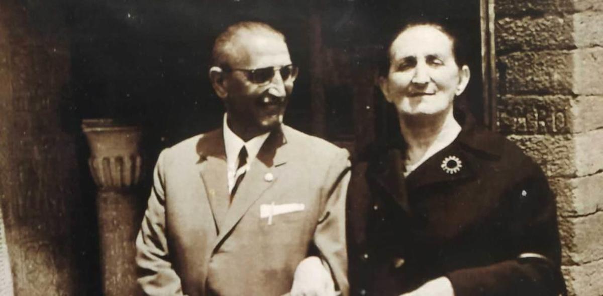 Amparo y Juanín Menéndez, ya en la madurez.