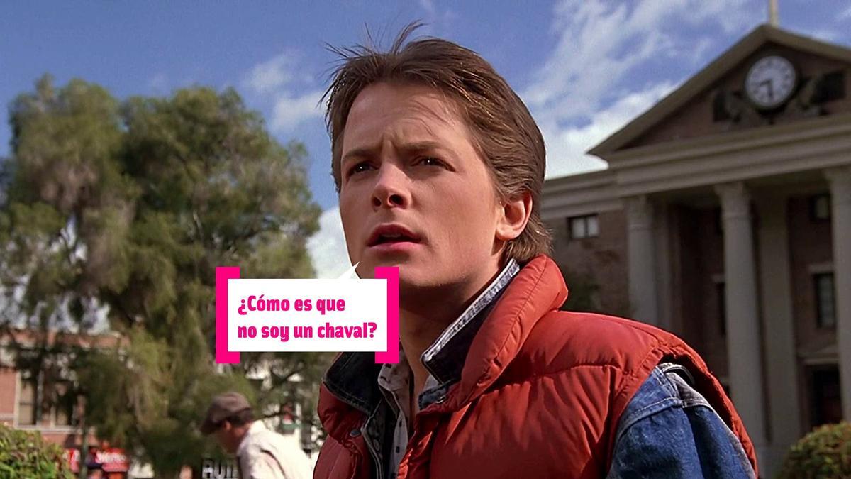 Michael J Fox está hecho un chaval en Regreso al futuro