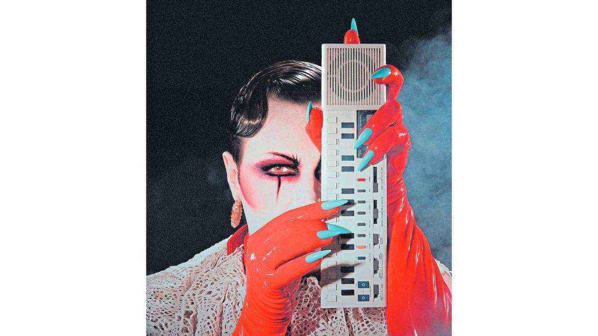 José Carlos Campos en su papel de clown para el espectáculo.