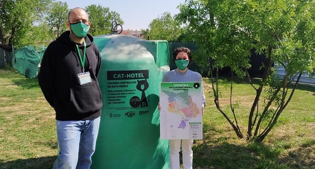 Uno de los 'cathotels' de Sabadell