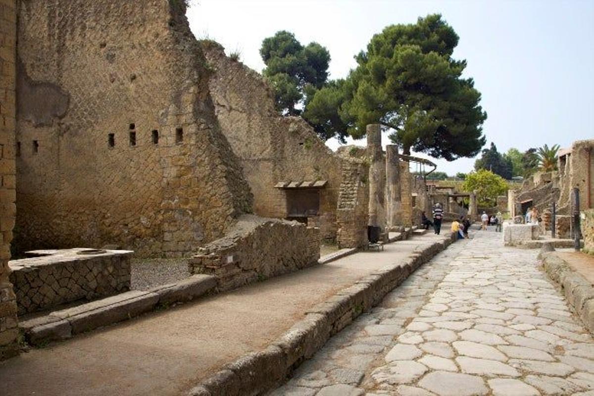 Restos arqueológicos de Herculaneum (Italia)