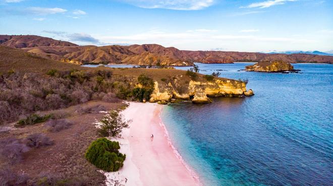 Pink Beach, Indonesia, Playas rosas