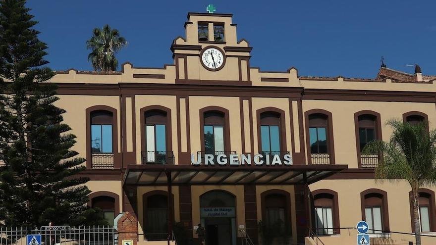 Imagen de archivo del Hospital Civil de Málaga.