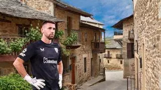 Las raíces de Unai Simón están en un pueblo de apenas un centenar de habitantes de Zamora: "Las vacaciones siempre las ha pasado aquí"