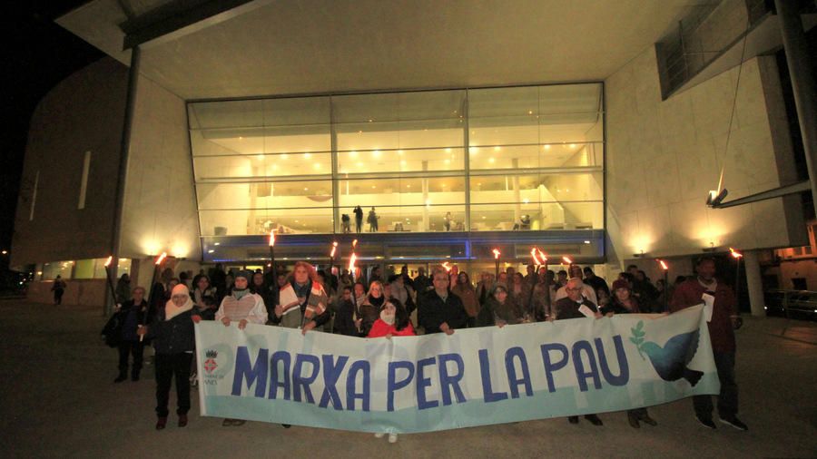 Blanes celebra la 'III Marxa per la Pau'