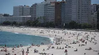 A Coruña marca la temperatura más alta de España con 35,7 grados