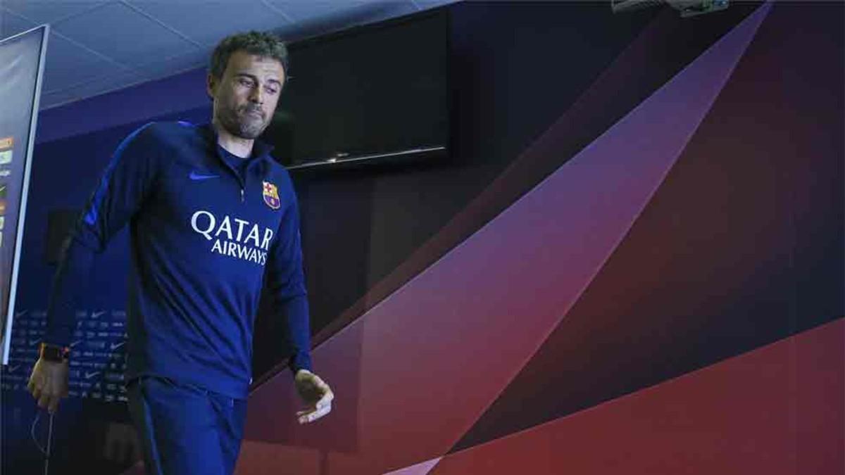 Luis Enrique habló de la situación de Munir